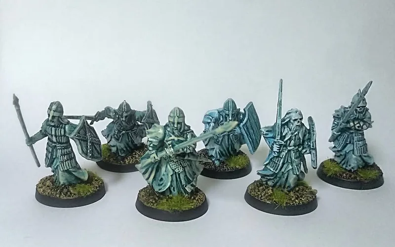 Ejército de los Muertos con efecto fantasmal