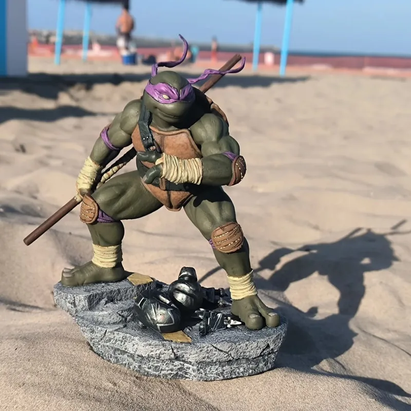 Donatello impreso en 3D y pintado a mano