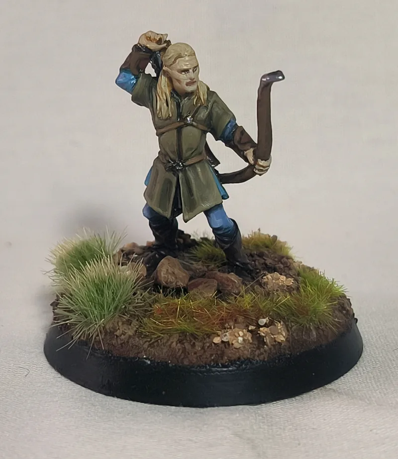 Legolas tensando el arco